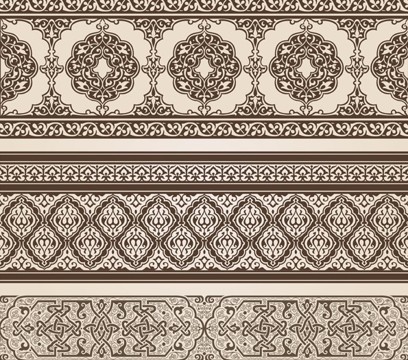 Vector Vintage Royal Floral Design Elements 02