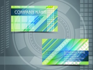 Clean Technology Business Card Design Template Vector 03