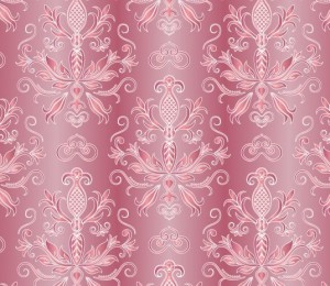 Pink Vintage Floral Pattern Background 04