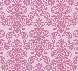 Pink Vintage Floral Pattern Background 05