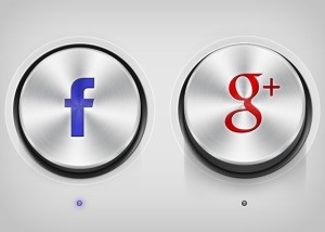 Metal Social Media Button PSD