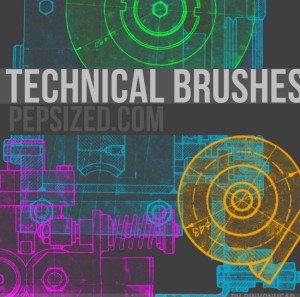 Vintage Technical PS Brushes