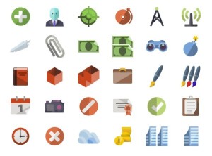 3600+ Flat Style Icons Collection