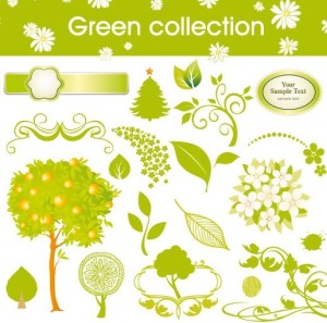 Vector Green Plants Collection 02