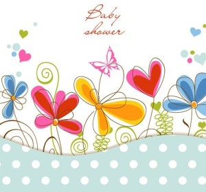 Clean Hand-painted Floral Background Vector 03