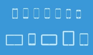 Popular Mobile Device Icons PSD