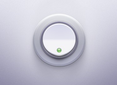 Clean Circular Switch Button PSD