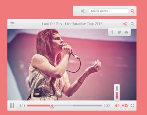 Viro Media Players UI PSD