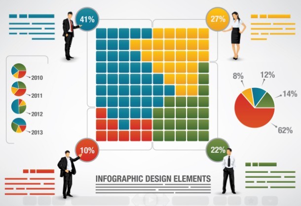 Vector Business Infographic Design Elements 01