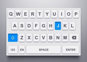 iOS Keyboard UI PSD