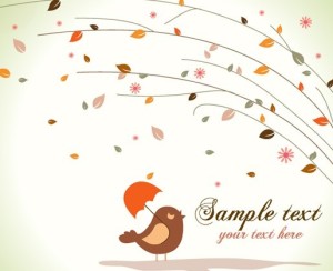 Cartoon Hand Painted Floral Background Vector 06