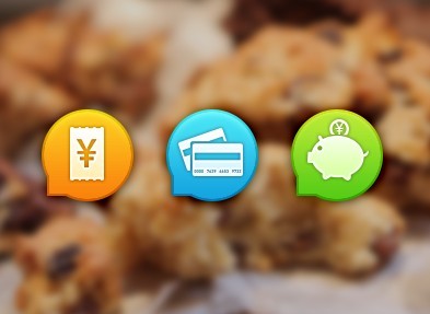 Coupon App Icon Bubbles PSD