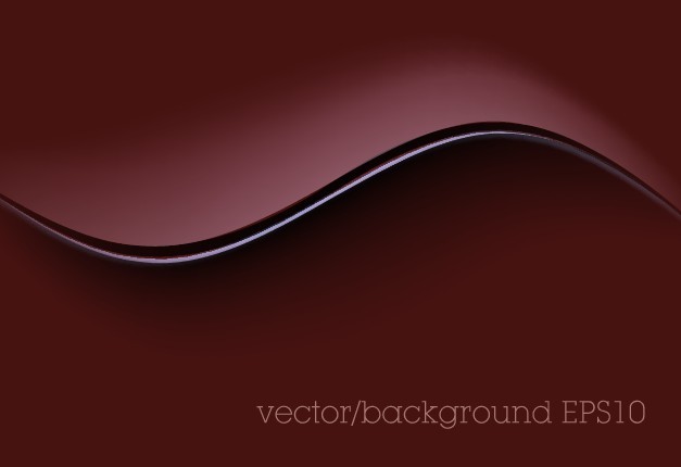 Brown Abstract Wavy Paper Background