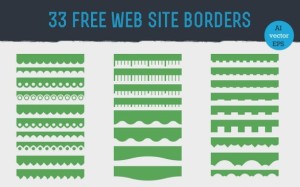 33 Web Site Borders Vector