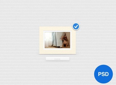 Simple Photo Frame Thumbnail PSD