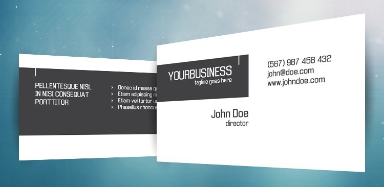 Crispy Business Card Template PSD