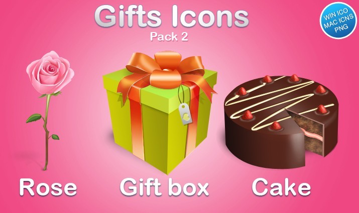 Cute Gift Icons 02