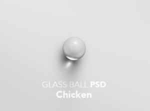 Clean Glass Ball PSD