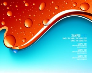 Vector Colorful Abstract Waves Background 01