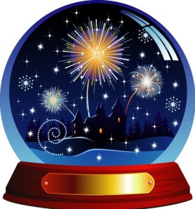 Christmas Crystal Ball Vector Illustration 02