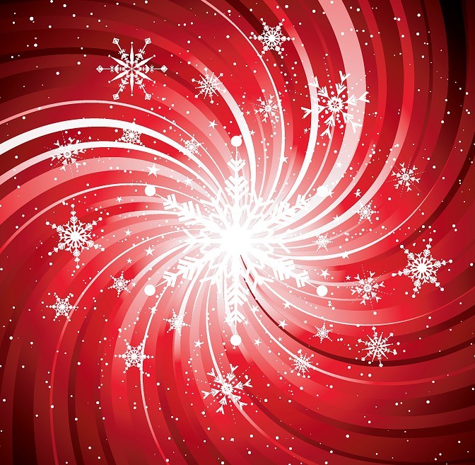 Christmas Snowflakes Background Vector 02