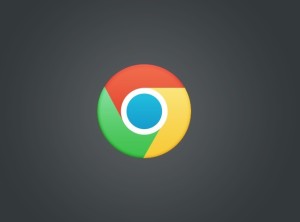 Flat Chrome Logo Icon PSD