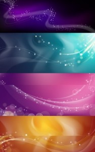 Set Of Fantastic Stars and Smokes Background 02