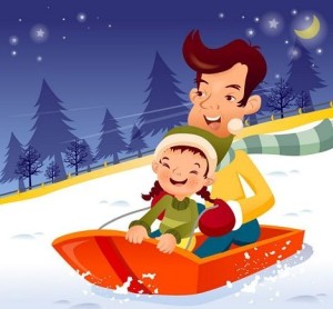 Cartoon Family Life Vector Illustration 03