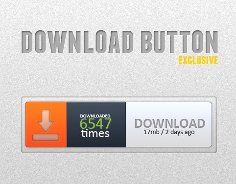 Fashion Download Button Template PSD