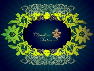 Vector Golden Royal Floral Ornamental Pattern 04