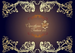 Vector Golden Royal Floral Ornamental Pattern 05