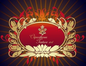 Vector Golden Royal Floral Ornamental Pattern 06