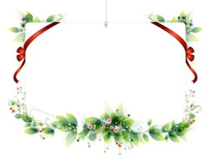 Vector Holiday Decorative Borders With Ribbons 02