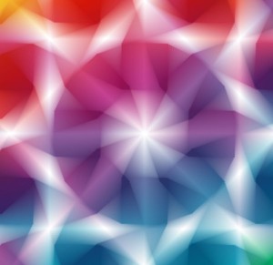 Abstract Blurred Kaleidoscope Background Vector