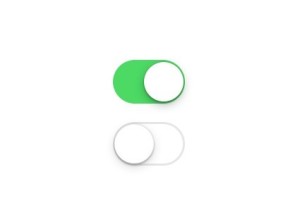 Flat iOS 7 Switches PSD