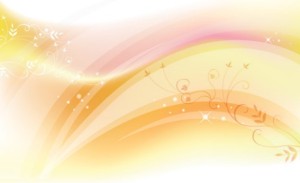 Bright Floral and Abstract Wave Background Vector 01