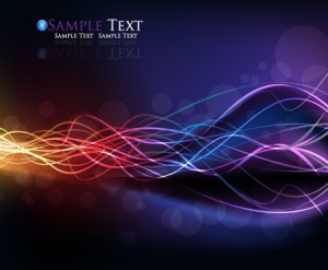 Gorgeous Abstract Colorful Curves Background Vector 02