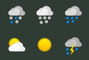 Nice Touch Weather Icons PSD