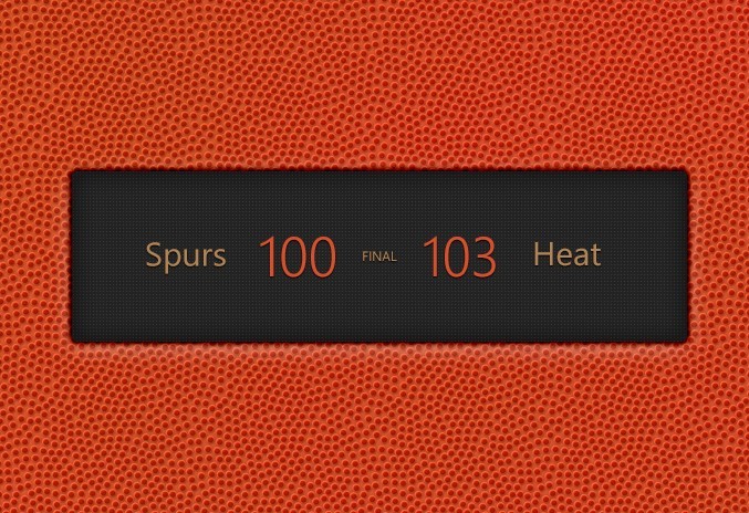 Compact Basketball Score View PSD