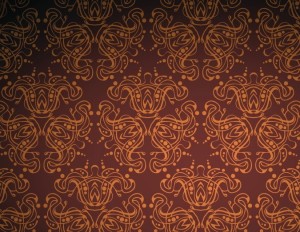Seamless Floral Damask Ornamental Pattern Background Vector 05