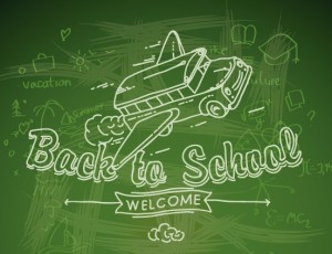 Back To School Concept Background Illustration Vector 03