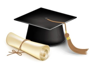 Vector Diploma and Graduation Cap 01