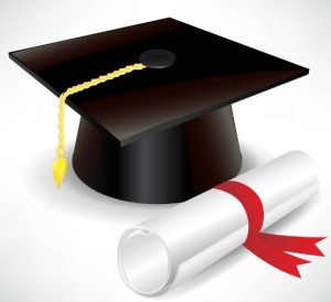 Vector Diploma and Graduation Cap 02