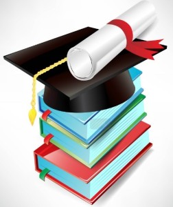 Vector Diploma and Graduation Cap 04