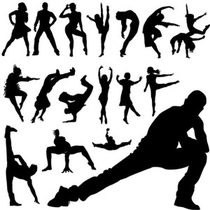 Vector Street Dance Silhouettes