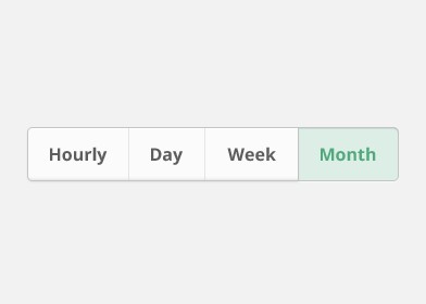 Date Range Select Button PSD