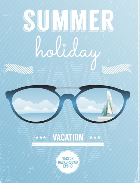 Summer Holiday Vacation Design Elements