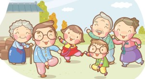 Cartoon Happy Family Illustration Vector