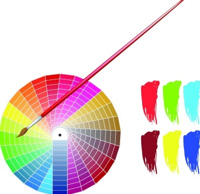 Vector Color Palette and Brushes