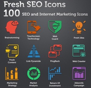 SEO And Internet Marketing Icons Pack